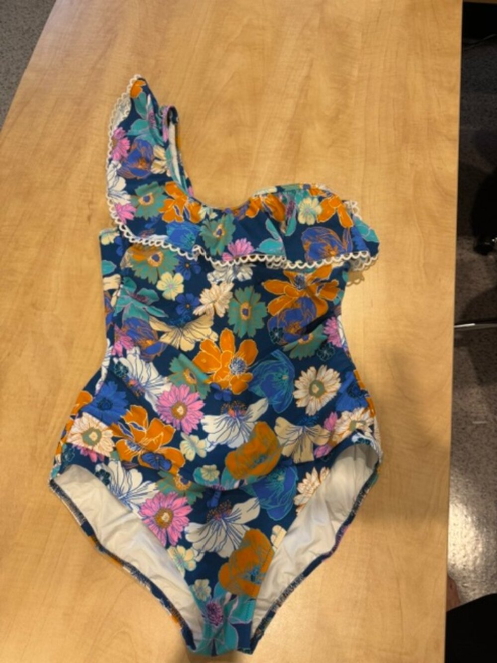 Women's Profile by Gottex One Shoulder Swimsuit Size 16